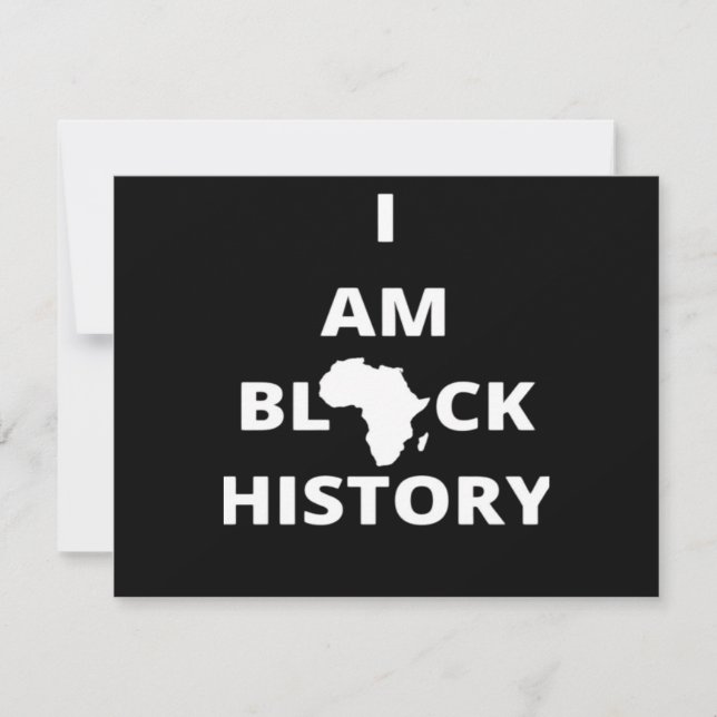 I Am Black History - Black History Month Classic (Vorderseite)