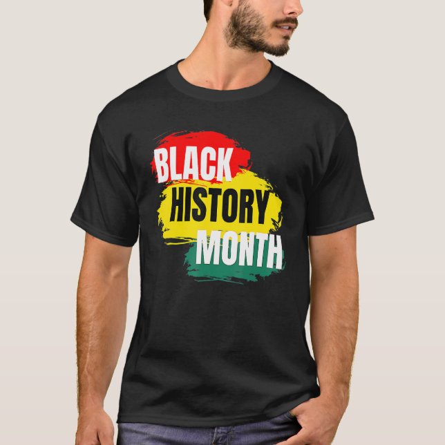 I Am Black History Month African American Pride Ce T-Shirt (Vorderseite)