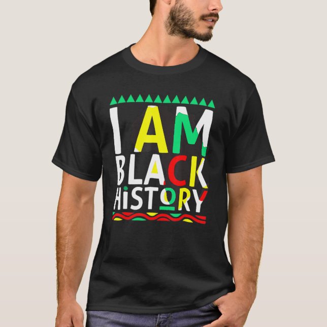 I Am Black History Month Afro African Pride Women  T-Shirt (Vorderseite)