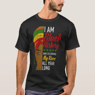 I Am Black History Month Afrocentric Woman T-Shirt