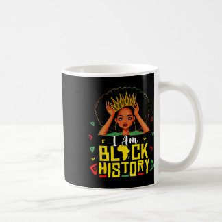 I Am Black History Women Girl Black History Month Kaffeetasse