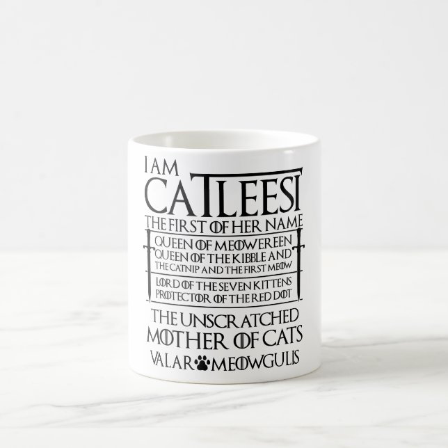i am catleesi Mutter von Katzen Tasse (Mittel)