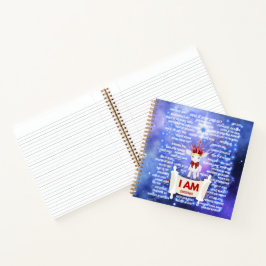 I AM Christmas Spiral Notebook Notizbuch
