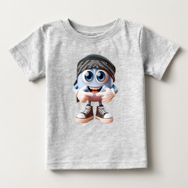  I Am Cool, Emoji, by Natasha Us   Baby T-shirt (Vorderseite)