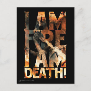 I Am Fire I Am Death! Postkarte