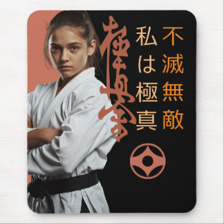 I am Kyokushin - Unbreakable, Unstoppable, Karate Mousepad