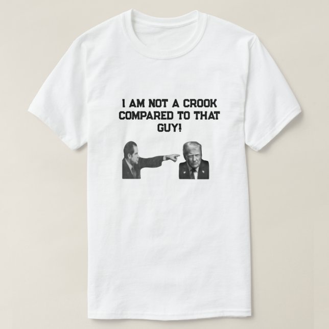 I Am Not  A Crook T-Shirt (Design vorne)