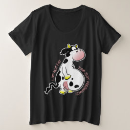 I am not fat, I am just pregnant Große Größe T-Shirt