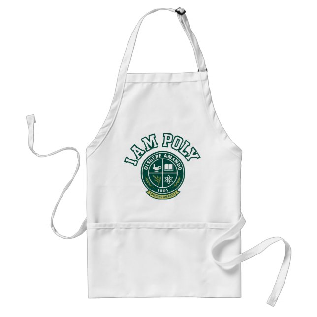 I AM POLY Adult Apron Schürze (Vorne)