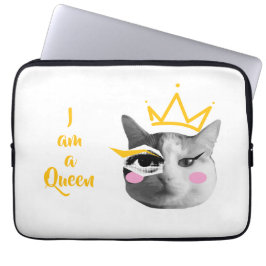I Am Queen – Elegant funny Laptopschutzhülle