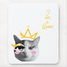 I Am Queen – Elegant funny Mousepad