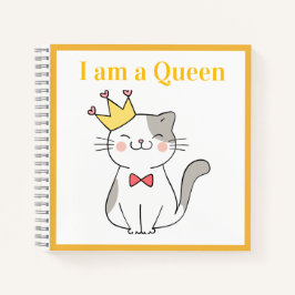 I Am Queen – Elegant funny Notizbuch
