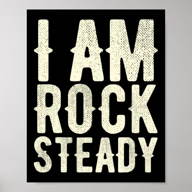 I Am Rock Steady Boxing Beat Parkinson's Disease S Poster (Vorne)