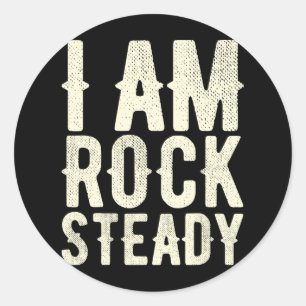 I Am Rock Steady Boxing Beat Parkinson's Disease S Runder Aufkleber