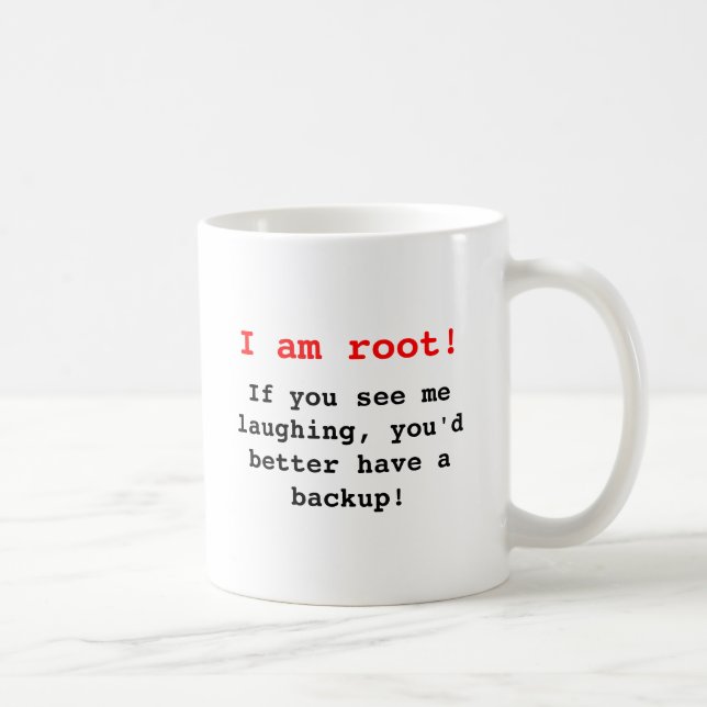 I am root! tasse (Rechts)