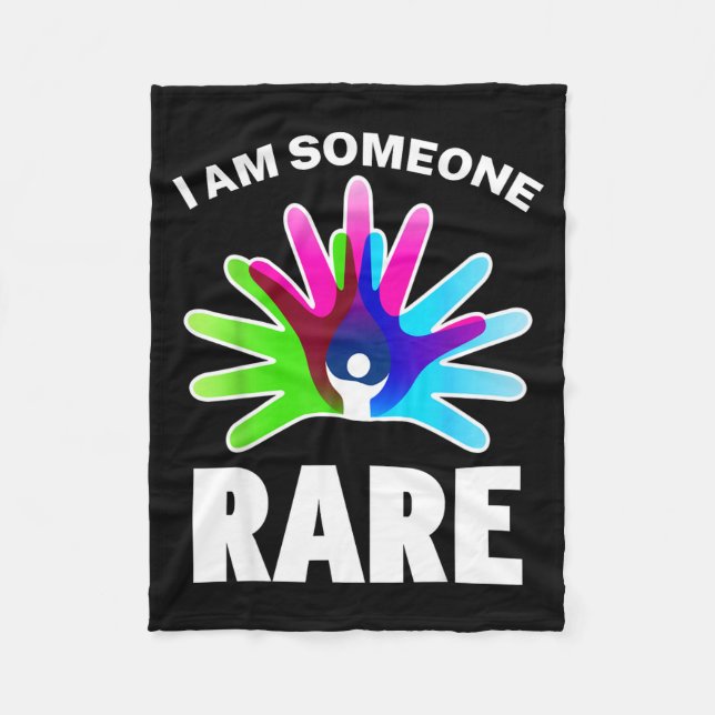 I Am Someone Rare Disease Awareness - Rare Disease Fleecedecke (Vorderseite)