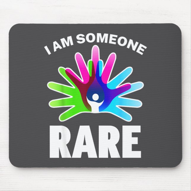 I Am Someone Rare Disease Awareness - Rare Disease Mousepad (Vorne)