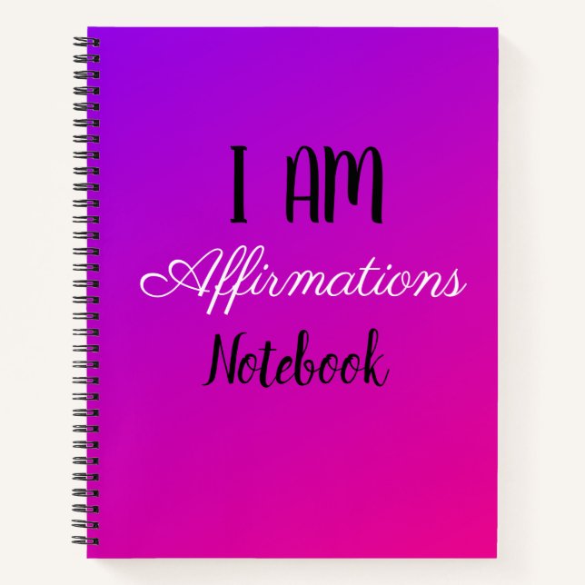 I AM Spiral Notebook Notizbuch (Vorderseite)