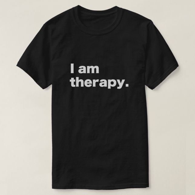 i am T - Shirt der Therapie (Design vorne)