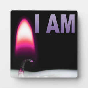 I AM Table Sign 6x6 Fotoplatte