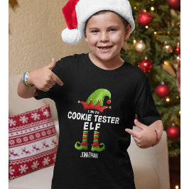 I am The Cookie Tester Elf Christmas Elf T-Shirt