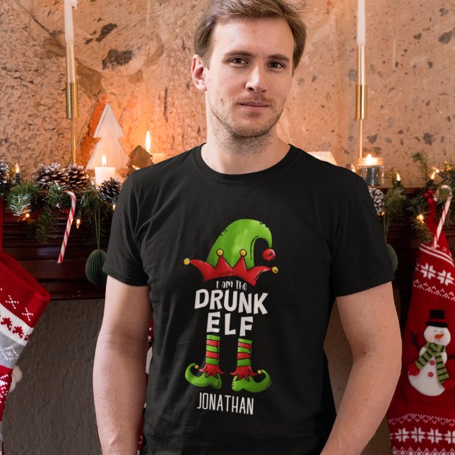 I am The Drunk Elf - Funny Christmas T-Shirt (Von Creator hochgeladen)