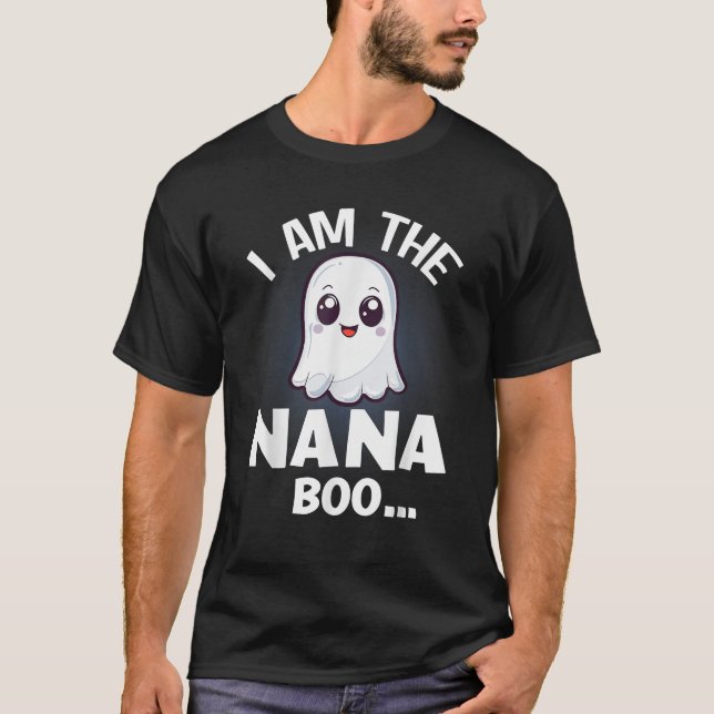 I Am The Nana Boo Halloween Matching Costume  T-Shirt (Vorderseite)