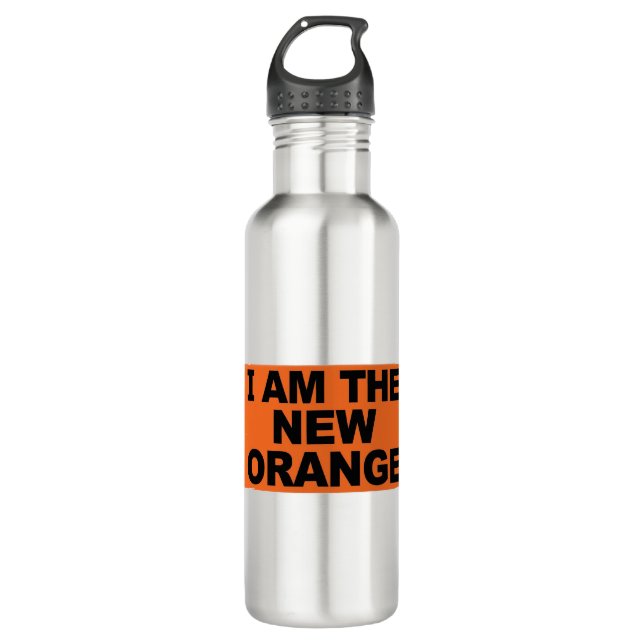 I am The New Orange Edelstahlflasche (Vorderseite)