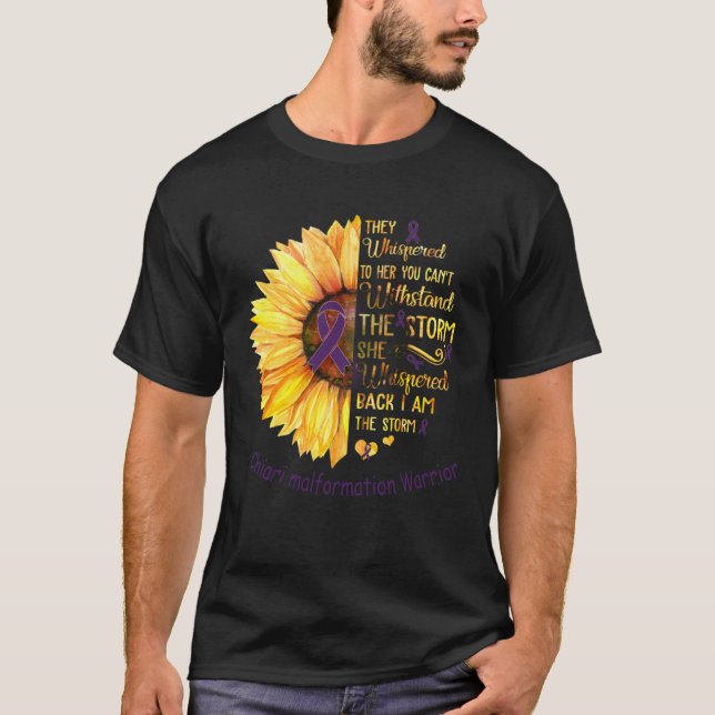 I am the Storm Chiari Malformation Warrior T-Shirt (Vorderseite)