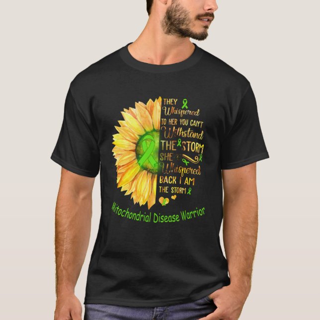 I am the Storm Mitochondrial Disease Warrior T-Shirt (Vorderseite)