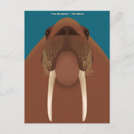 I am the Walrus Postcards Feiertagspostkarte