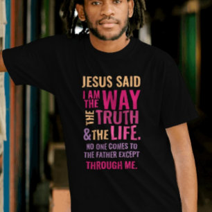 I am the Way T-shirt in bright colours