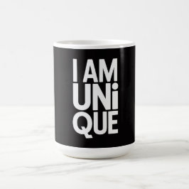 I am unique kaffeetasse
