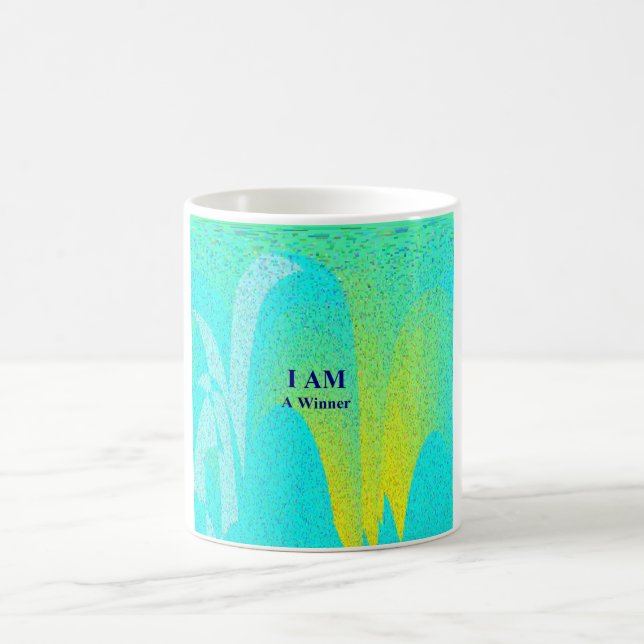 "I AM WINNER"White 11 oz Classic White Tasse (Mittel)