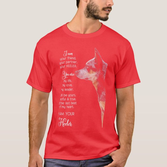 I Am Your Friend Your Partner Your Heeler Small gi T-Shirt (Vorderseite)
