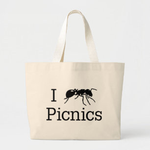 I Ameisen-Picknicks Jumbo Stoffbeutel