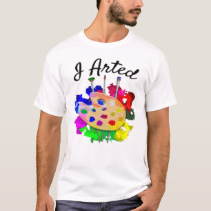 I Artist Artist Palette Pinsel T-Shirt