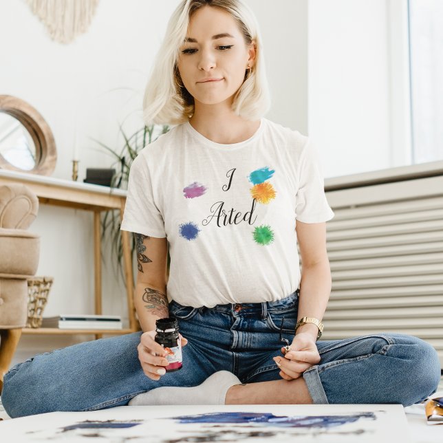 I Arts Funny Artist Painter Painting Art T-Shirt (Von Creator hochgeladen)