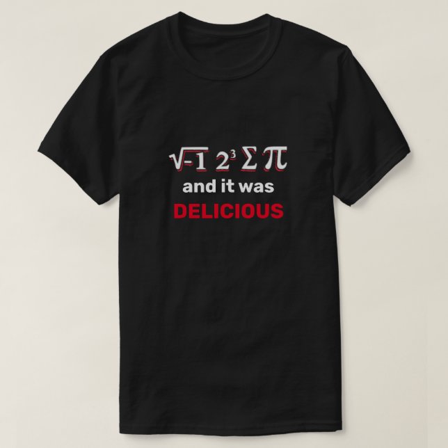I. Ate Sum Pi T - Shirt (Design vorne)
