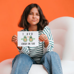 I Avo ist auf deine geklappte Grußkarte geknallt Karte