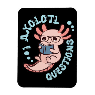 I Axolotl-Fragen Magnet