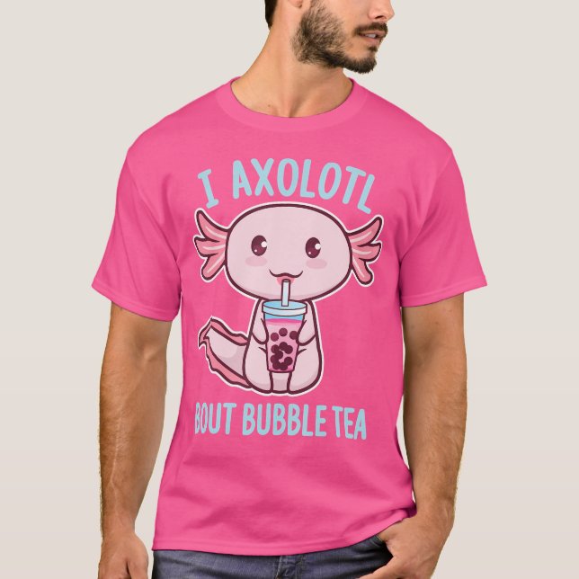 I Axolotl Fragen zum Bubble Tee Funny Kawaii S (Vorderseite)