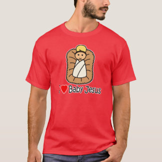 I Baby Jesus des Herz-(Liebe) T-Shirt
