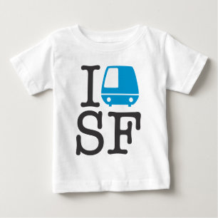 I Baby-Shirt des Bart-SF Baby T-shirt