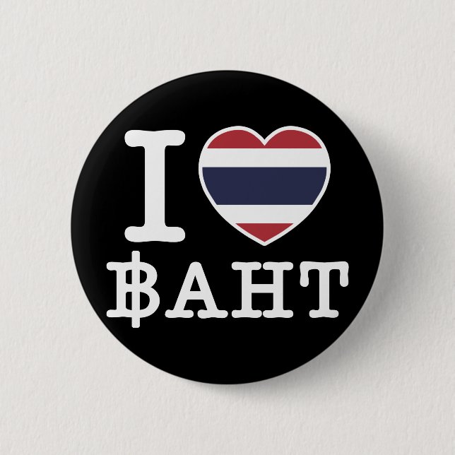 I Baht des Herz-(Liebe) Button (Vorderseite)