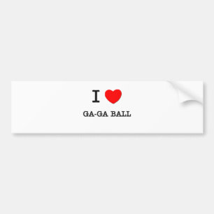 I Ball der Liebe GA-GA Autoaufkleber