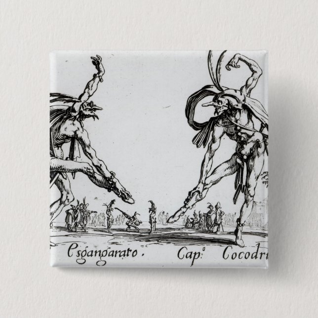 I Balli de Spessanei oder Le Grande Chasse Button (Vorderseite)