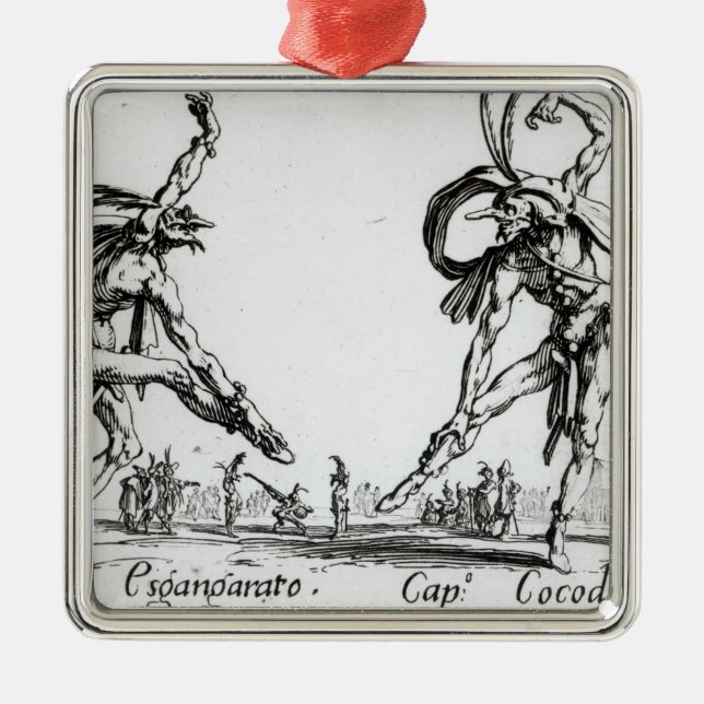 I Balli de Spessanei oder Le Grande Chasse Ornament Aus Metall (Vorne)