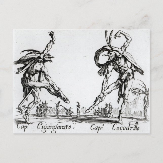 I Balli de Spessanei oder Le Grande Chasse Postkarte (Vorderseite)