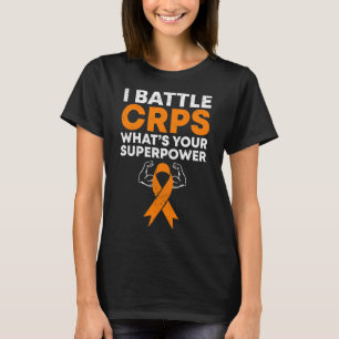 I Battle Crps Rsd Awareness Orange Ribbon Krieger T-Shirt